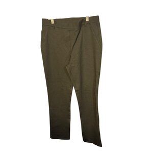 Quince Womens Black Stretch Trousers Size M